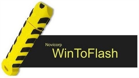 How to use WintoFlash/How to Boot Windows from a Flash Drive 2014