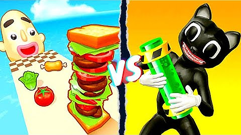 Sandwich Runner Vs Monsters Lab In All levels Android Games Mobile Games