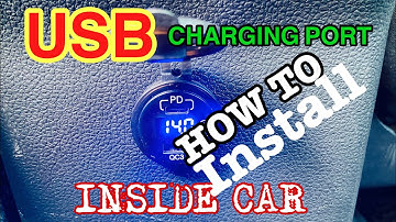 How To Install USB-C Dual Quick Charging Port In Your Car - Upgrade
