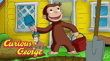 Digging a deep, deep hole! 🐵 Curious George 🐵 Kids Cartoon 🐵 Kids Movies 🐵 Videos for Kids