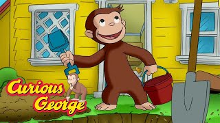 Digging a deep, deep hole!  Curious George  Kids Cartoon  Kids Movies  Videos for Kids
