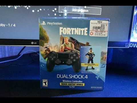 Unboxing Fortnite Royale Bomber Skin Ps4 Controller Bundle Youtube - unboxing fortnite royale bomber skin ps4 controller bundle