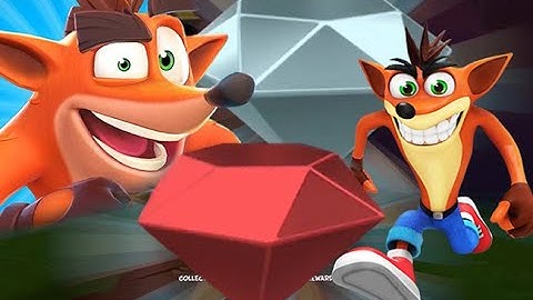ITS TIME FOR RED DIAMOND/CRISTAL-CRASH BANDICOOT ON THE RUN/MOBILE