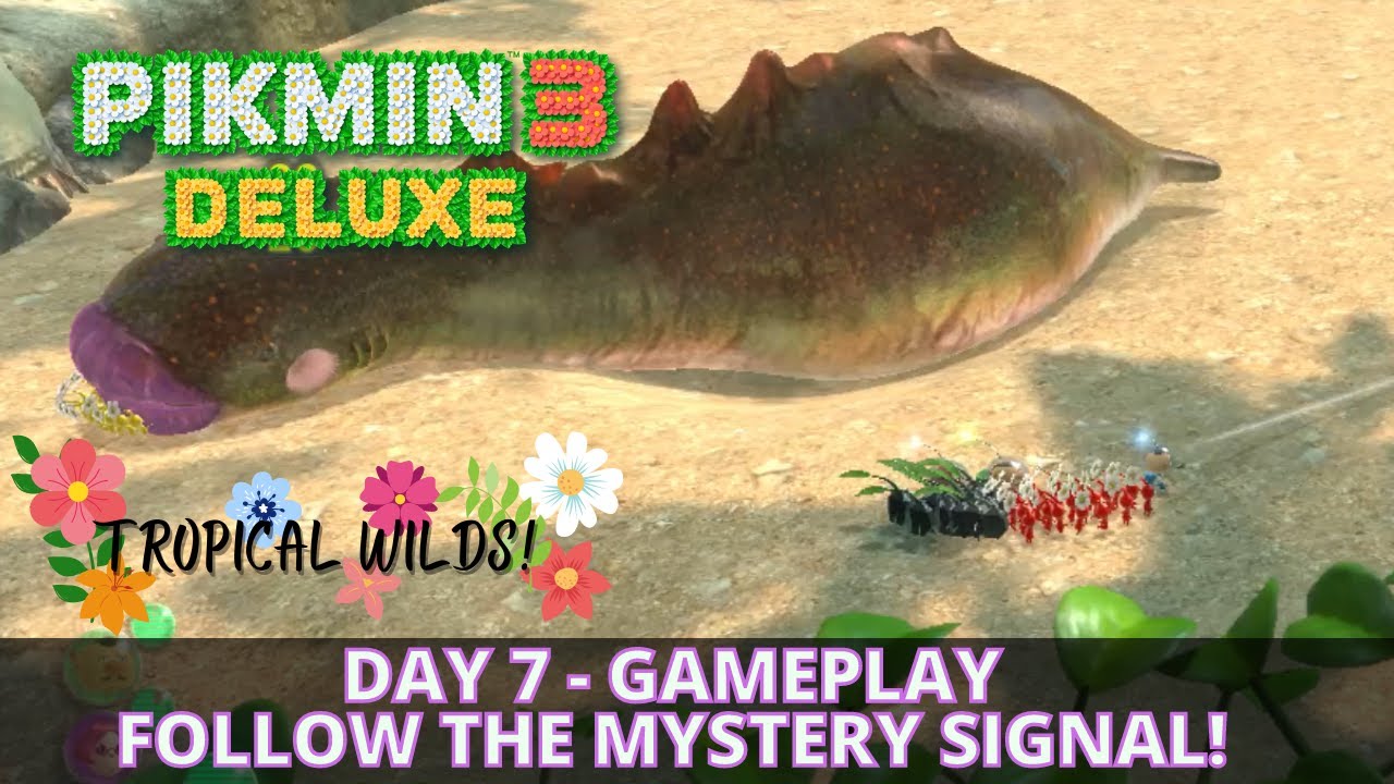 Pikmin 3 Deluxe Day 8 Gameplay Walkthrough Tropical Wilds Follow The Mystery Signal pikmin-3-deluxe-day-8-gameplay-walkthrough-tropical-wilds-follow-the-mystery-signal