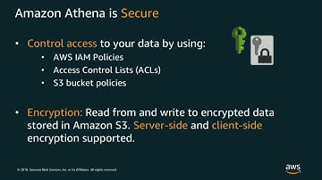 JOIN 2018 – Data Lake Analytics: Using AWS Redshift Athena and S3