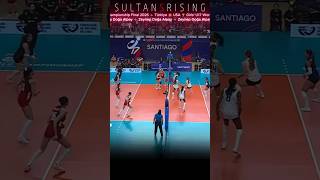 Türkiye 🆚 USA 🏆 Girls Final Zeynep Doğa Alpay Monster Block #volleyball #volleyballworld #highlights