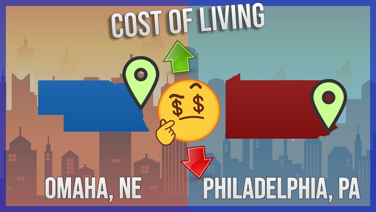 Omaha, NE vs Philadelphia, PA Cost of Living/Travel Price 2025 Comparison