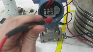 Differential Pressure Transmitter wiring setup and communication by HART 475 (Rosemount 3051) screenshot 5