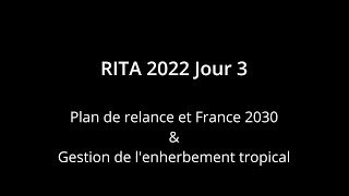 Rencontres annuelles RITA - SIA 2022 - Session 3 - 4 mars