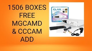 1506G MGCAMD CCCAM ADD AND NEW SOFTWARE LINK