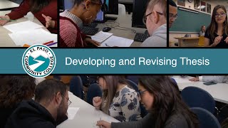 Writing Center Lesson: Developing and Revising Thesis
