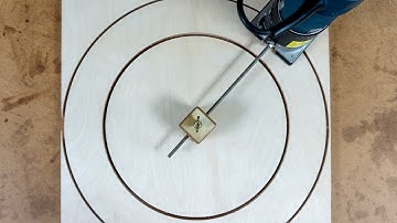 Simple Circle Cutting Router Jig