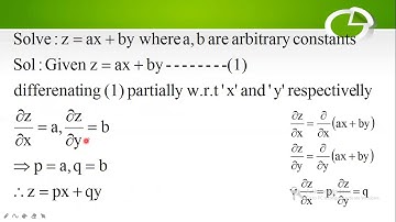 Lecture-1:Partial Differential  Equations