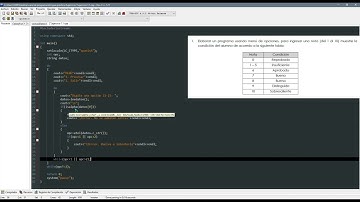 Dev c++ - Elaborar un programa usando menú de opciones para ingresar una nota muestre la condición..