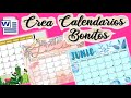 COMO HACER CALENDARIOS BONITOS EN WORD✨ COMO INSERTAR CALENDARIO EN WORD💖 (FÁCIL Y RÁPIDO)✅