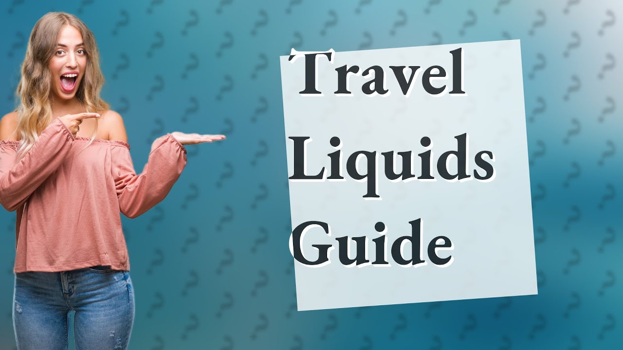 Do You Have To Declare Liquids In Checked Luggage YouTube Do You Have To Declare Liquids In Checked Luggage YouTube