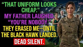 THAT UNIFORM LOOKS CHEAP... My Father Laughed—Then a Black Hawk Landed | Military Story