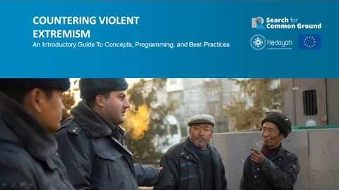 Introduction & Module 1: Conceptual Grounding in CVE