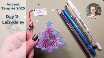 Zentangle Advent Tangles - You don’t need to let go of everything. Just your phone for a moment.