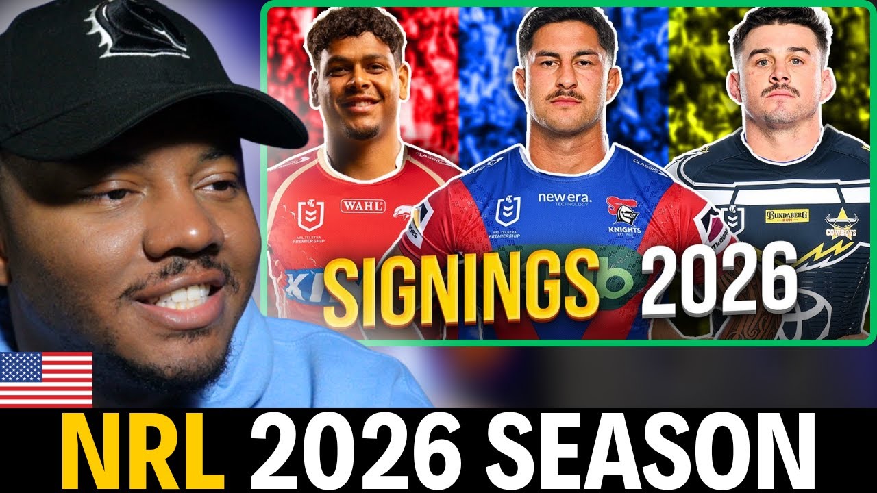American Reacts to NRL 2026 Player signing