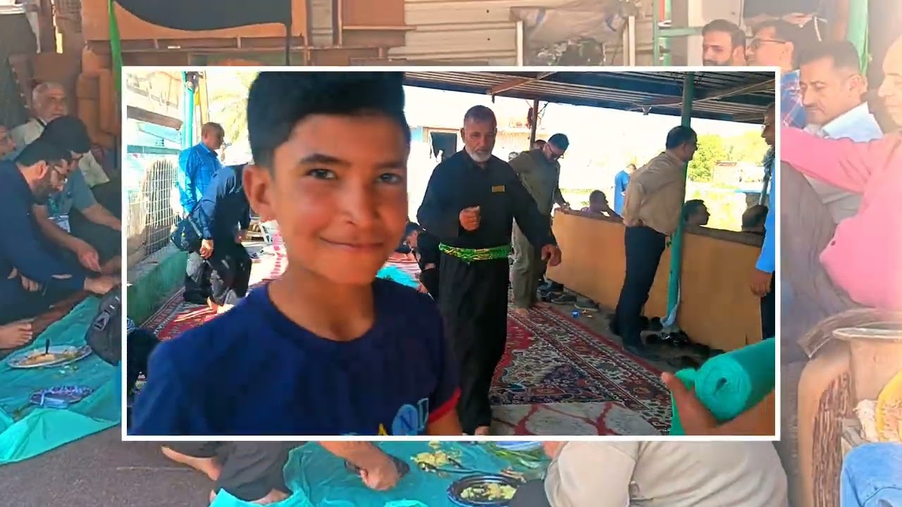 موكب طبيبة المعلولين شريفه بنت الحسن ع خادم الموكب منعم ابو صلاح الفتلاوي 