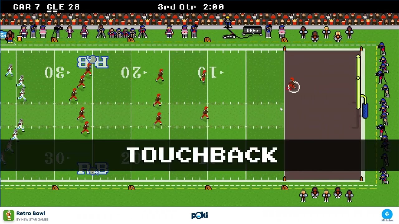 Some noob playing RETRO BOWL - YouTube