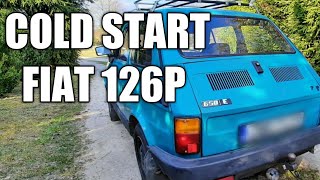 Polski Fiat 126p Odpalanie Cold Start, \& soundcheck