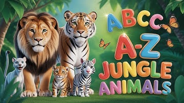 ABC Animals for Kids | A–Z Wild Animal Learning | Preschool Jungle Adventure