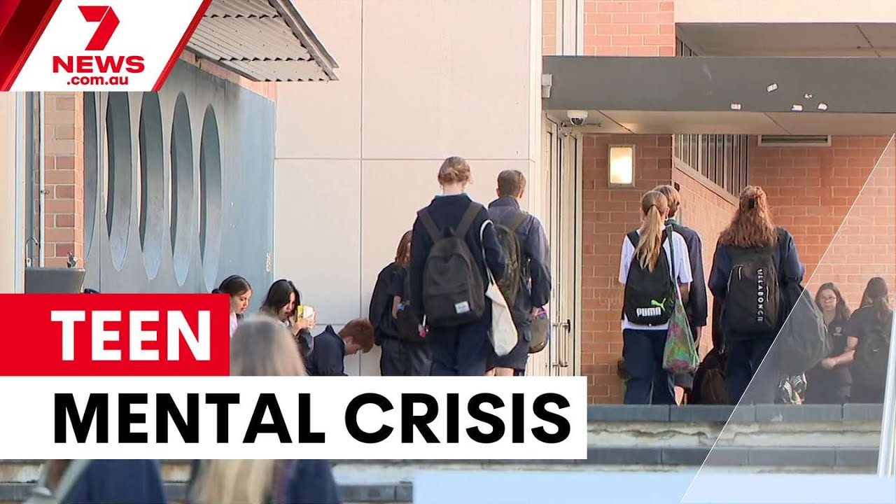 Aussie teens struggle with mental health optimism | 7NEWS - YouTube