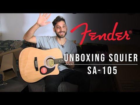 Unboxing the Fender Squier SA-105