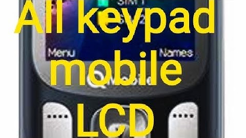 All keypad mobile LCD screen replacement / how to change keypad mobile LCD screen