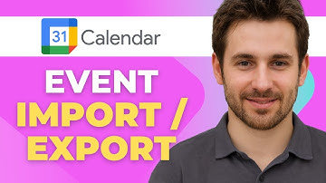How to Import and Export Events in Google Calendar