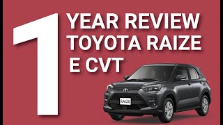 1st Year Review of the Toyota Raize E CVT