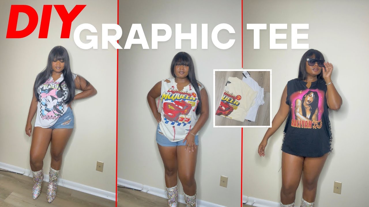 HOW TO REVAMP GRAPHIC TEES + INSTALL GROMMETS *BEGINNER FRIENDLY