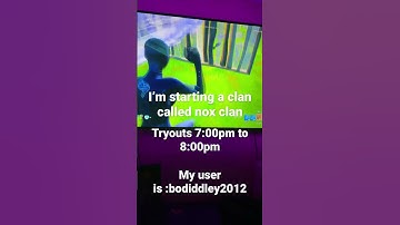 Starting fortnite clan #fortnite #clan   Eastern Tryouts 7:00-8:00pm, Central Tryouts 6:00-7:00pm