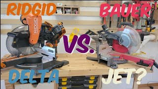 How Does the Bauer Compare to the new Ridgid 10" Sliding Miter Saw