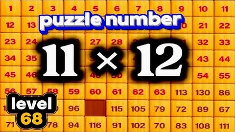 Enjoy the challenge of solving a 11×12 number puzzle while improving your thinking skills