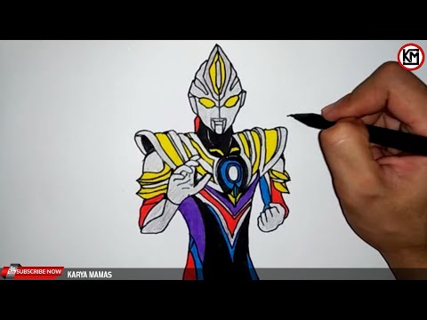 Cara Menggambar ULTRAMAN ORB  ZEPERION SOLGENT YouTube