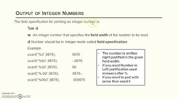 Lecture 28B Managing Input and Output Operations Part II