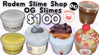 $100 SLIME PACKAGE #4: Rodem Slime Shop & OG Slimes // ASMR no talking screenshot 5