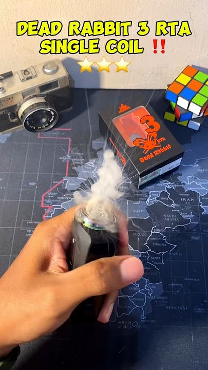Dead Rabbit RTA V3 Single Coil‼️ Versi Start Vapor Channel #shorts #deadrabbit #rta #tips #tricks