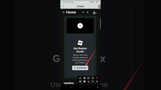 How to get download Roblox studio in MOBILE l#robloxstudio #mobile #shorts #roblox #download