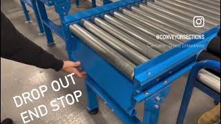 Gravity Drop Down End Stop by KBR Machinery Conveyor Sections 187 views 3 months ago 12 seconds