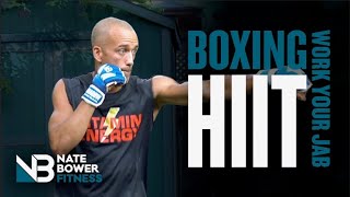 25 Minute Shadow Boxing HIIT Workout | Work Off The Jab | NateBowerFitness