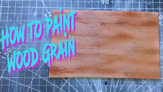 How to Stain Wood with Acrylic Paint - Pamela Groppe Art - Acrylic Painting  for Beginners