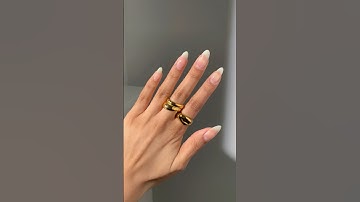 How to create almond nail extensions with builder gel 🤍