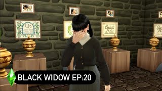 THE SIMS 4 BLACK WIDOW CHALLENGE 🕷️ but I COMPLETED THE CHALLENGE aka Nancy RIP! ep:20