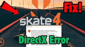 How to Fix Skate 4: DirectX Error (Easy Fix)