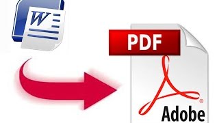 طريقة تحويل ملف وورد word إلى بي دي إف PDF بدون برامج 2017