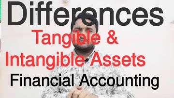 Tangible vs Intangible Assets : Difference | Hindi